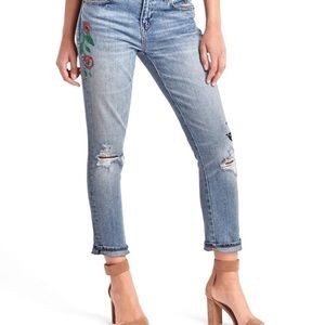 Embroidered Gap Jeans